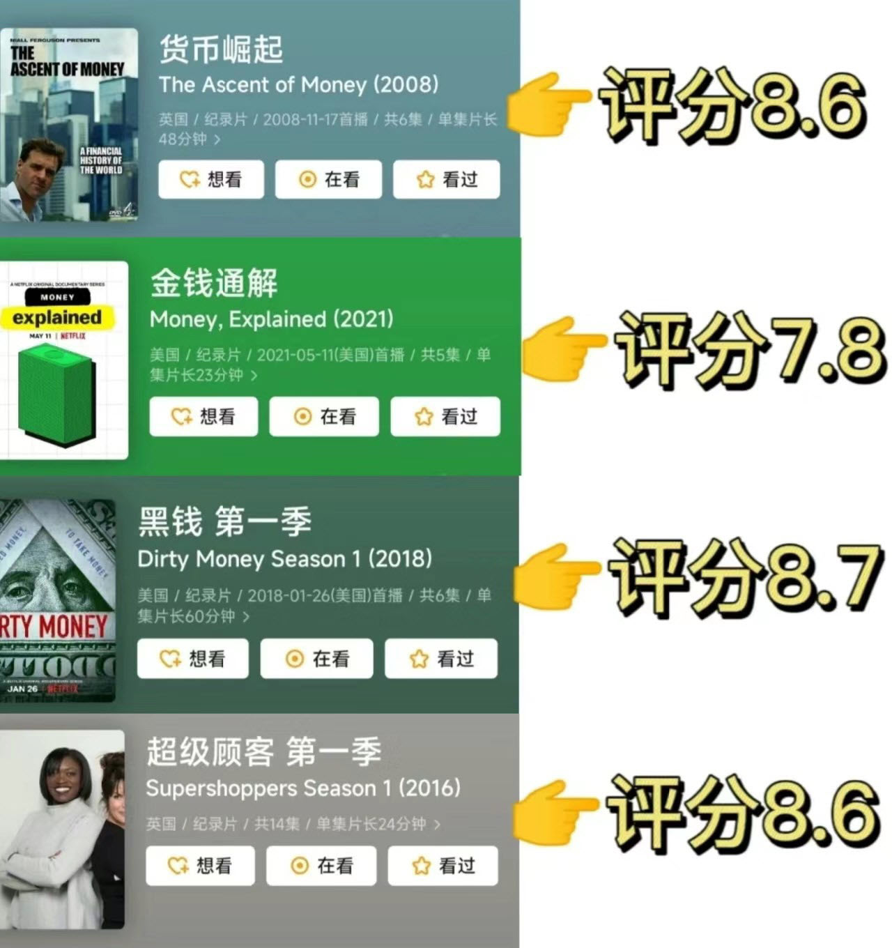 72部搞钱纪录片